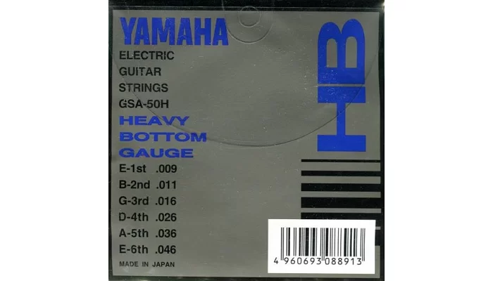 Комплект струн для електрогітари YAMAHA GSA50H ELECTRIC HEAVY BOTTOM (09-46)