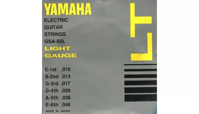 Комплект струн для электрогитары YAMAHA GSA50L ELECTRIC LIGHT (10-46)