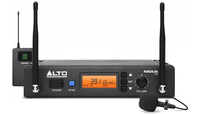 Радиосистема c петличным микрофоном ALTO PROFESSIONAL RADIUS 100L, фото № 1