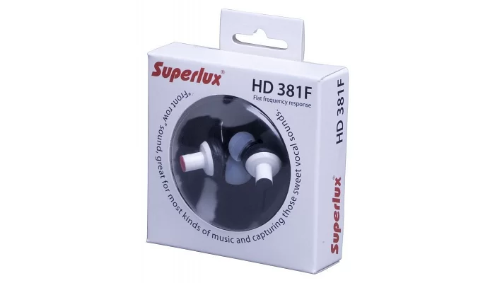 Вакуумні навушники SUPERLUX HD-381F, фото № 3