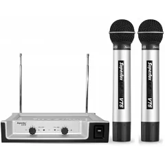 Радиосистема с двумя ручными микрофонами SUPERLUX VT96DD