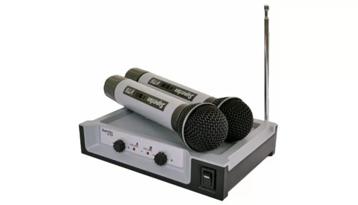 Радіосистема з двома ручними мікрофонами SUPERLUX VT96EE, фото № 2