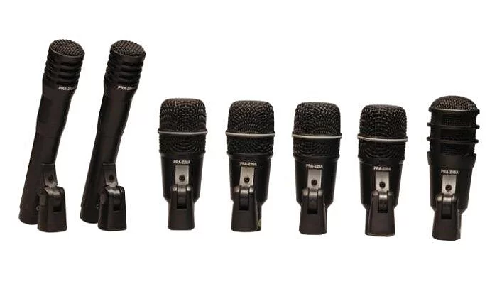 Набір мікрофонів для барабанів (7 шт) SUPERLUX DRKA5C2