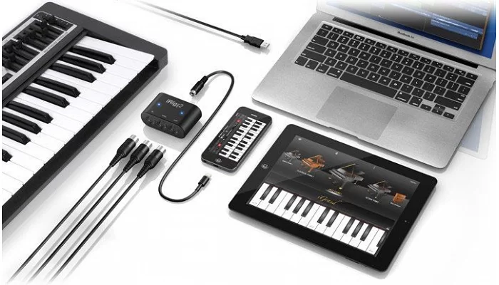 MIDI интерфейс для iPhone, iPod touch, iPad и Mac/PC IK MULTIMEDIA iRIG MIDI 2, фото № 2