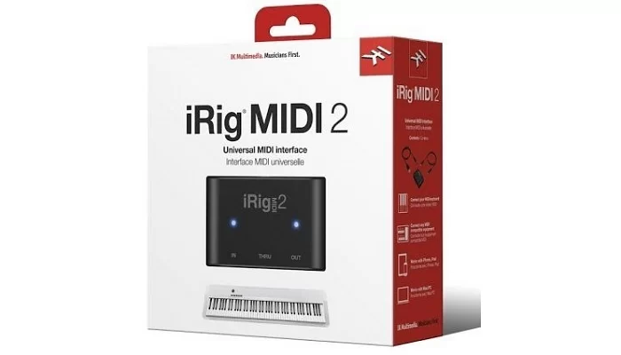 MIDI интерфейс для iPhone, iPod touch, iPad и Mac/PC IK MULTIMEDIA iRIG MIDI 2, фото № 5