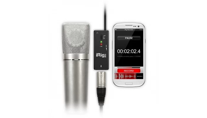 Мікрофонний XLR інтерфейс для мобільних пристроїв IK MULTIMEDIA iRIG PRE, фото № 2