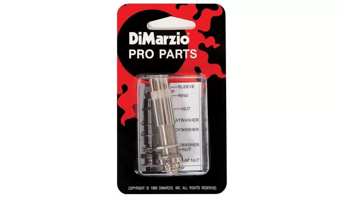 Панельний роз'єм для електроакустичної гітари DIMARZIO EP1310 ACOUSTIC GUITAR ENDPIN JACK, фото № 3