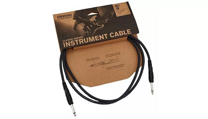 Инструментальный кабель PLANET WAVES PW-CGT-05 Classic Series Instrument Cable 5ft, фото № 1