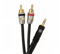 Межблочный кабель PLANET WAVES PW-MP-05 Custom Series Dual RCA to Stereo Mini Cable 0.5ft