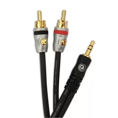 Міжблочний кабель PLANET WAVES PW-MP-05 Custom Series Dual RCA to Stereo Mini Cable 0.5ft