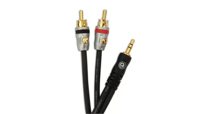 Межблочный кабель PLANET WAVES PW-MP-05 Custom Series Dual RCA to Stereo Mini Cable 0.5ft