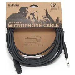 Межблочный кабель PLANET WAVES PW-CGMIC-25 Classic Series Microphone Cable 25ft