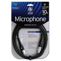 Міжблочний кабель PLANET WAVES PW-M-10 Custom Series Microphone Cable 10ft
