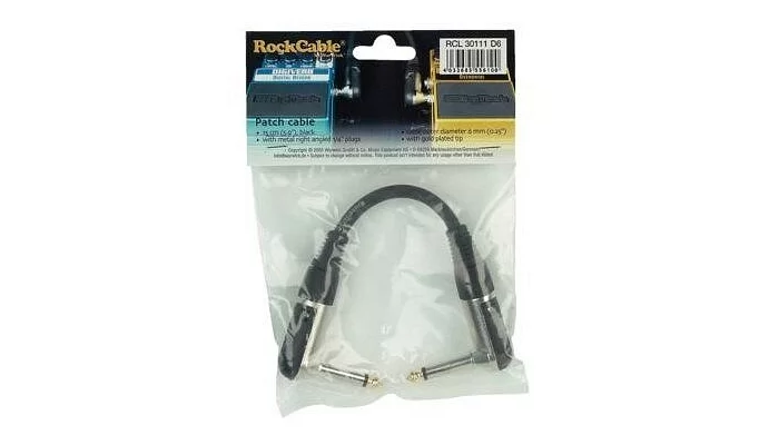 Инструментальный патч-кабель для гитарных педалей ROCKCABLE RCL30111 D6, фото № 2