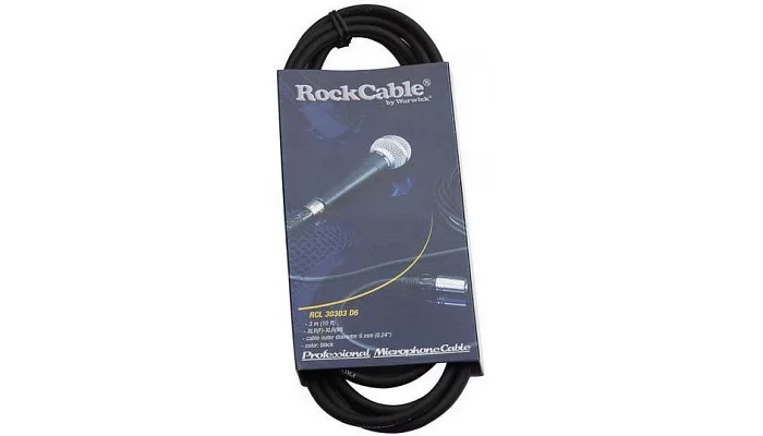 Микрофонный кабель XLR-XLR ROCKCABLE RCL30303 D6, фото № 1