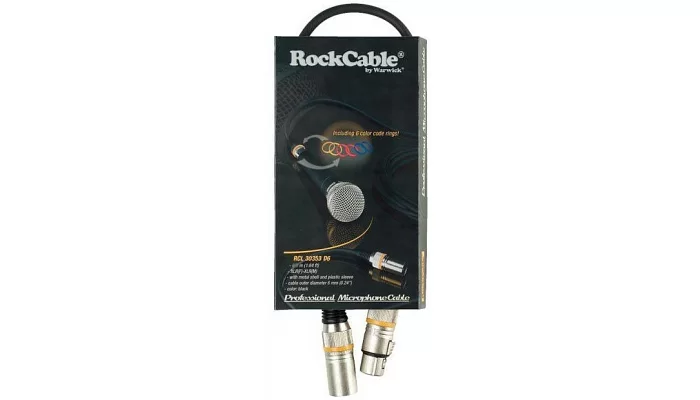 Межблочный кабель XLR-XLR ROCKCABLE RCL30353 D6, фото № 1