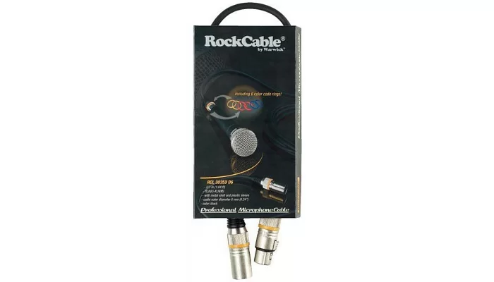Межблочный кабель XLR-XLR ROCKCABLE RCL30353 D7, фото № 1