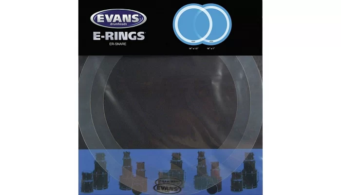 Набір демпфуючих кілець для малого барабана EVANS ERSNARE E-RINGS SNARE, фото № 1
