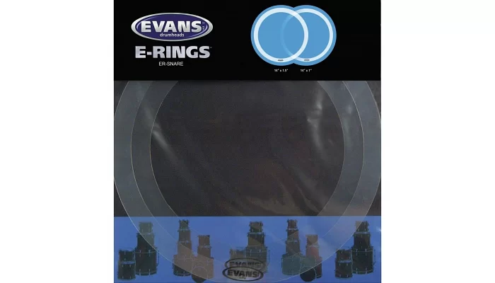 Набір демпфуючих кілець для малого барабана EVANS ERSNARE E-RINGS SNARE, фото № 3