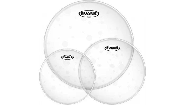 Комлпект пластиков для томов 10", 12", 16" EVANS ETPHYDGL-R HYDRAULIC CLEAR ROCK, фото № 4