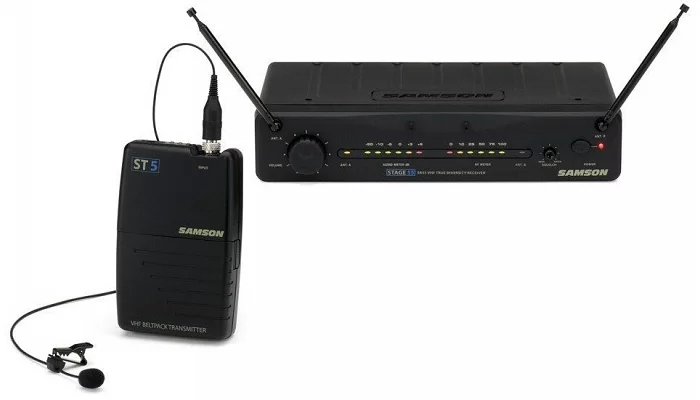 VHF радиосистема с петличным микрофоном SAMSON SW55VSLM STAGE 55 w/LM5