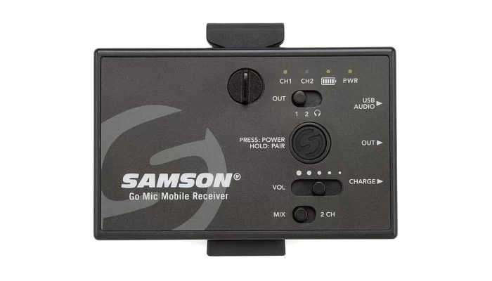 Радиосистема для видеокамер с ручным микрофоном SAMSON GO MIC MOBILE w/Q8, фото № 2