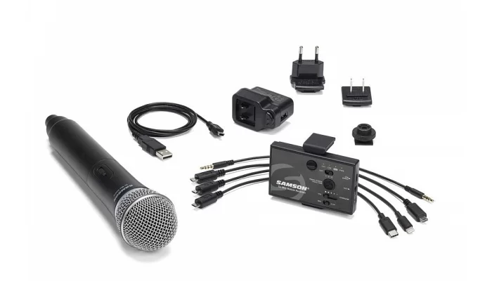 Радиосистема для видеокамер с ручным микрофоном SAMSON GO MIC MOBILE w/Q8, фото № 9