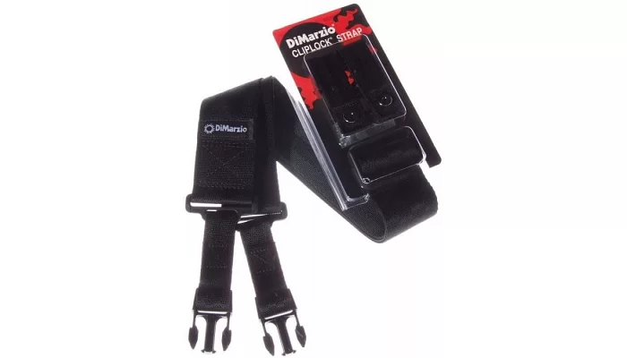 Ремень для гитары DIMARZIO DD2200 CLIPLOCK BLACK, фото № 2