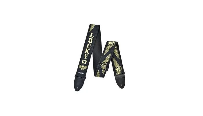 Ремінь для гітари DUNLOP D3847SW SKULL WINGS, фото № 1