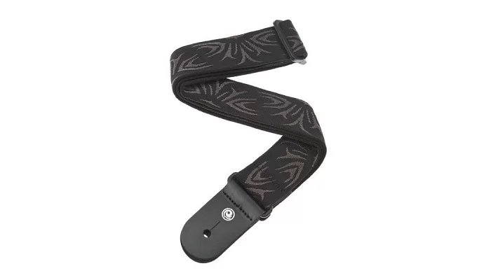 Ремень для гитары PLANET WAVES PW50F078 Woven Guitar Strap, Black/Gray Tattoo, фото № 4