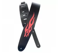 Ремінь для гітари PLANET WAVES PW25L-FLME Icon Collection Guitar Strap, Red Flame