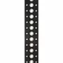 Ремень для гитары PLANET WAVES PW25LGS02 Metal Metal Collection Leather Guitar Strap, Grommet 1
