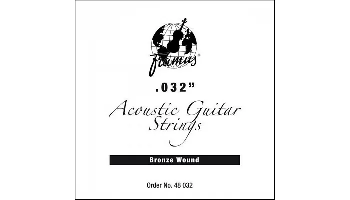 Струна для акустической гитары FRAMUS 48032 BRONZE 032