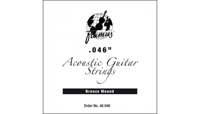 Струна для акустичної гітари FRAMUS 48046 BRONZE 046