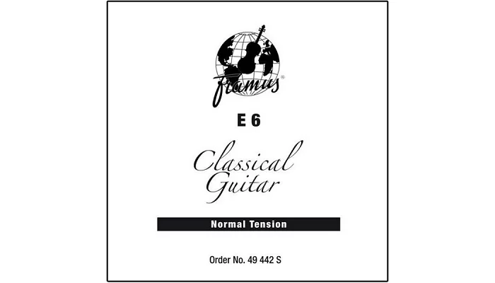 6-я струна для классической гитары FRAMUS 49443S Classic Guitar Normal Tension - 6th