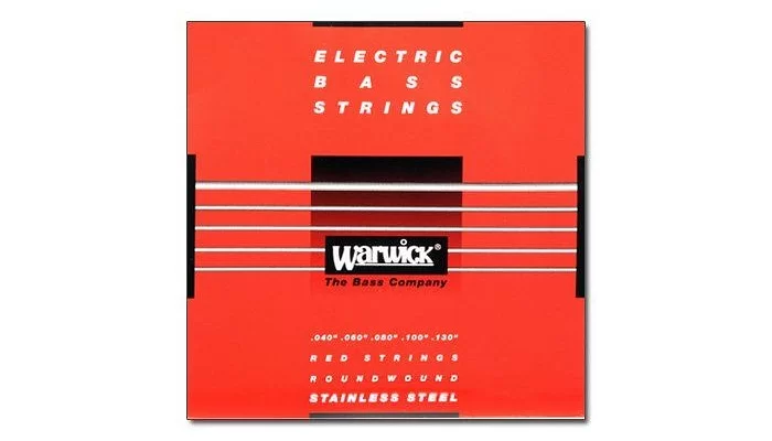 Струни для бас-гітари WARWICK 42300 RED LABEL ML5B (40-130), фото № 1