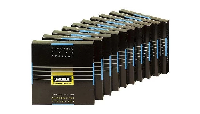Струни для бас-гітари WARWICK 40401 BLACK LABEL M6 (25-135), фото № 2