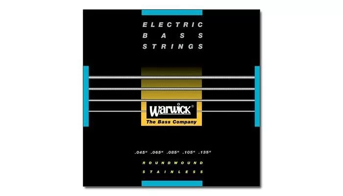 Струни для бас-гітари WARWICK 40301 BLACK LABEL M5B (45-135), фото № 1
