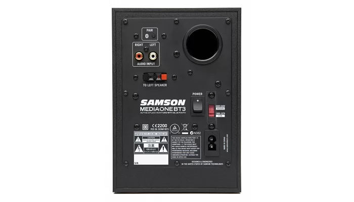 Студійні монітори (пара) SAMSON MEDIA ONE BT3 / Bluetooth, фото № 2