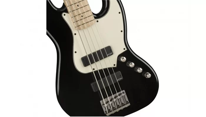 Бас-гитара SQUIER by FENDER CONTEMPORARY ACTIVE J-BASS V HH MN BLACK, фото № 4