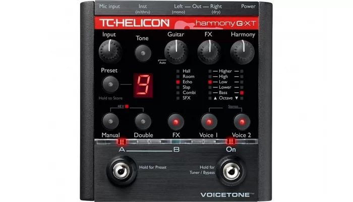 Вокальний процесор TC HELICON Harmony G-XT Voice Tone, фото № 1