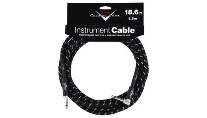 Инструментальный (гитарный) кабель FENDER CUSTOM SHOP PERFORMANCE CABLE 18 6 ANGLED BTW