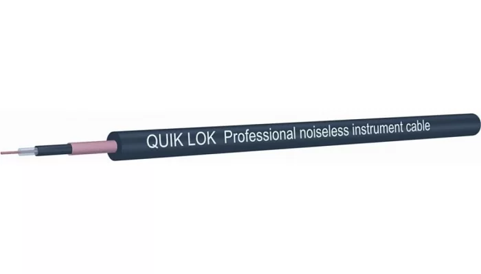 Инструментальный кабель (на метраж) QUIK LOK CS535BK