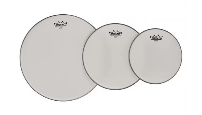Набір пластиків для ударних REMO Tom Pack (10,12,16 Coated Be), Export Only