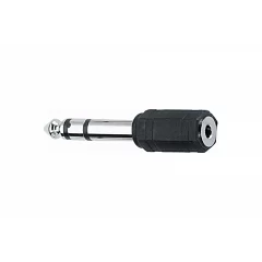 Перехідник Jack 3.5 - Jack 6.3 stereo QUIK LOK AD21 miniJack Jack