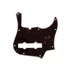 Пикгард FENDER PICKGUARD FOR 5-STRING AMERICAN DELUXE JAZZ BASS 4-PLY TORTOISE SHELL