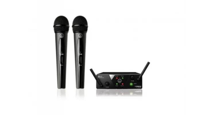 Радиосистема с двумя ручными микрофонами AKG WMS40 Mini2 Vocal Set BD US45A/C EU/US/UK
