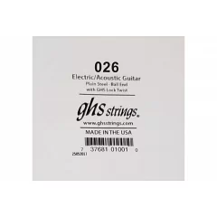Струна для акустичної гітари GHS STRINGS 026
