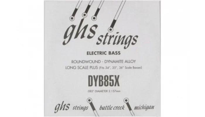Струна для бас-гітари GHS STRINGS DYB85X