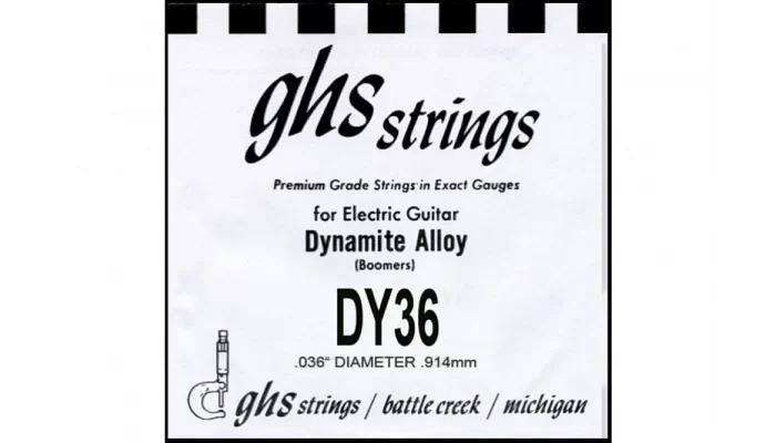Струна для электрогитары GHS STRINGS DY36